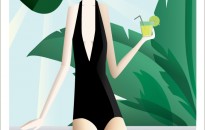 La plage - ilustracja